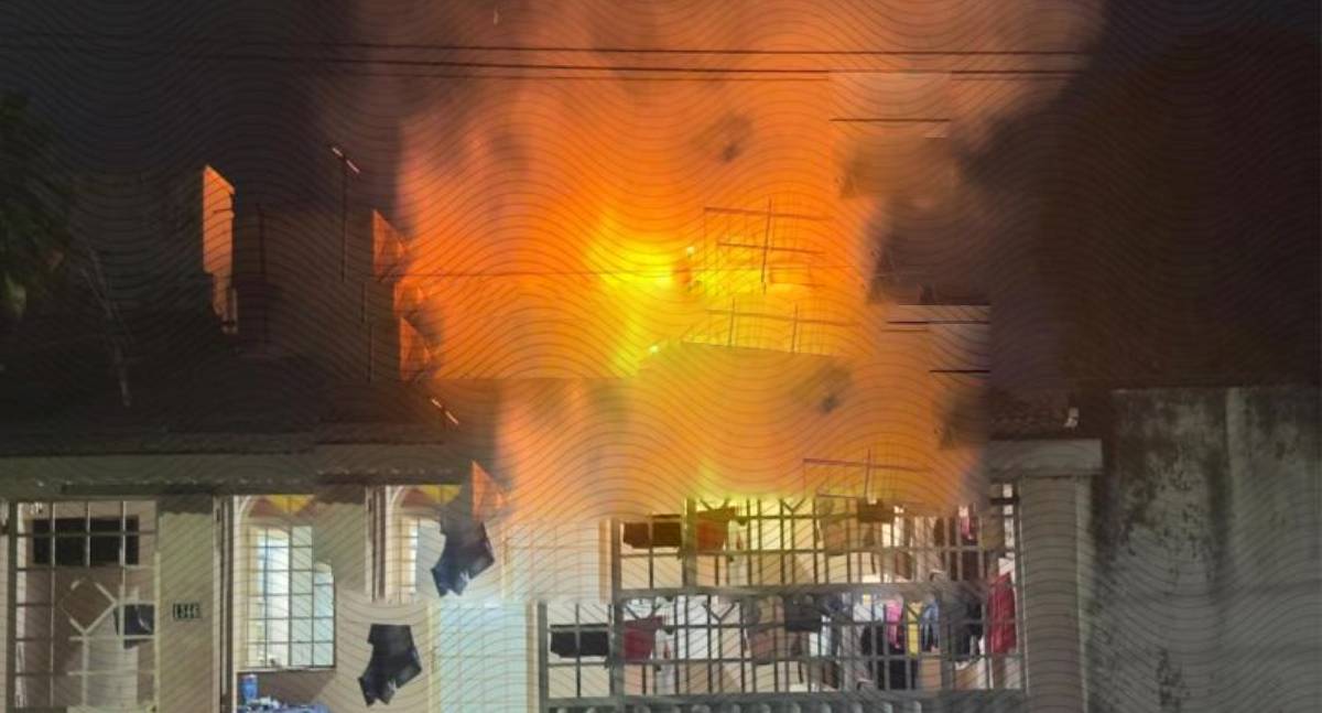 Vizinho salva mulher e crianças de incêndio após suspeita de crime passional