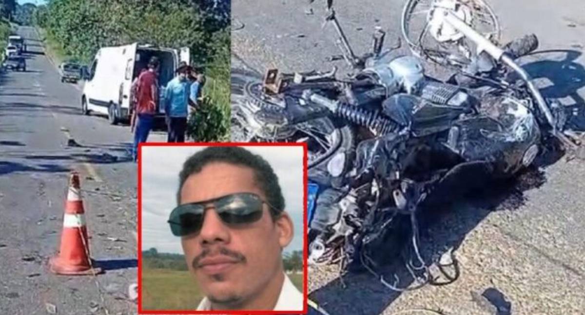 Colisão entre moto e caminhonete mata morador de Nova Brasilândia na RO-481