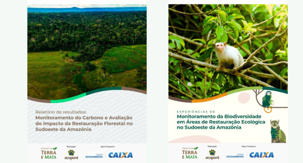 Ecoporé, com apoio da UNIR, lança publicações técnicas de análise do carbono e biodiversidade com dados obtidos pelo Terra e Mata