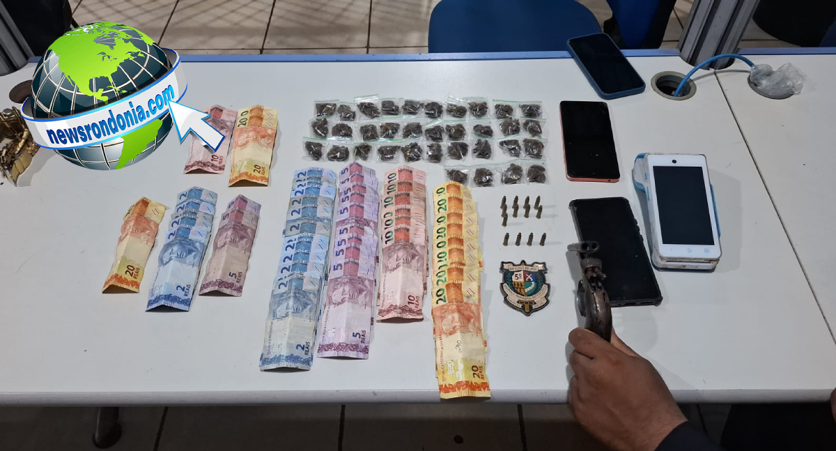 Polícia Militar apreende jovens com drogas e munições na zona Leste de Porto Velho