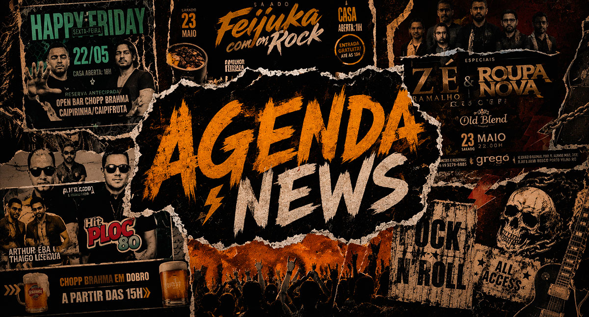 Agenda News: Porto Velho respira rock no Grego Original Pub
