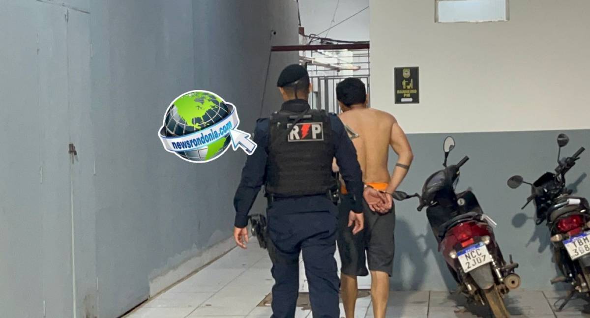 Homem é preso em flagrante pela PM após cometer crime contra a dignidade sexual em RO