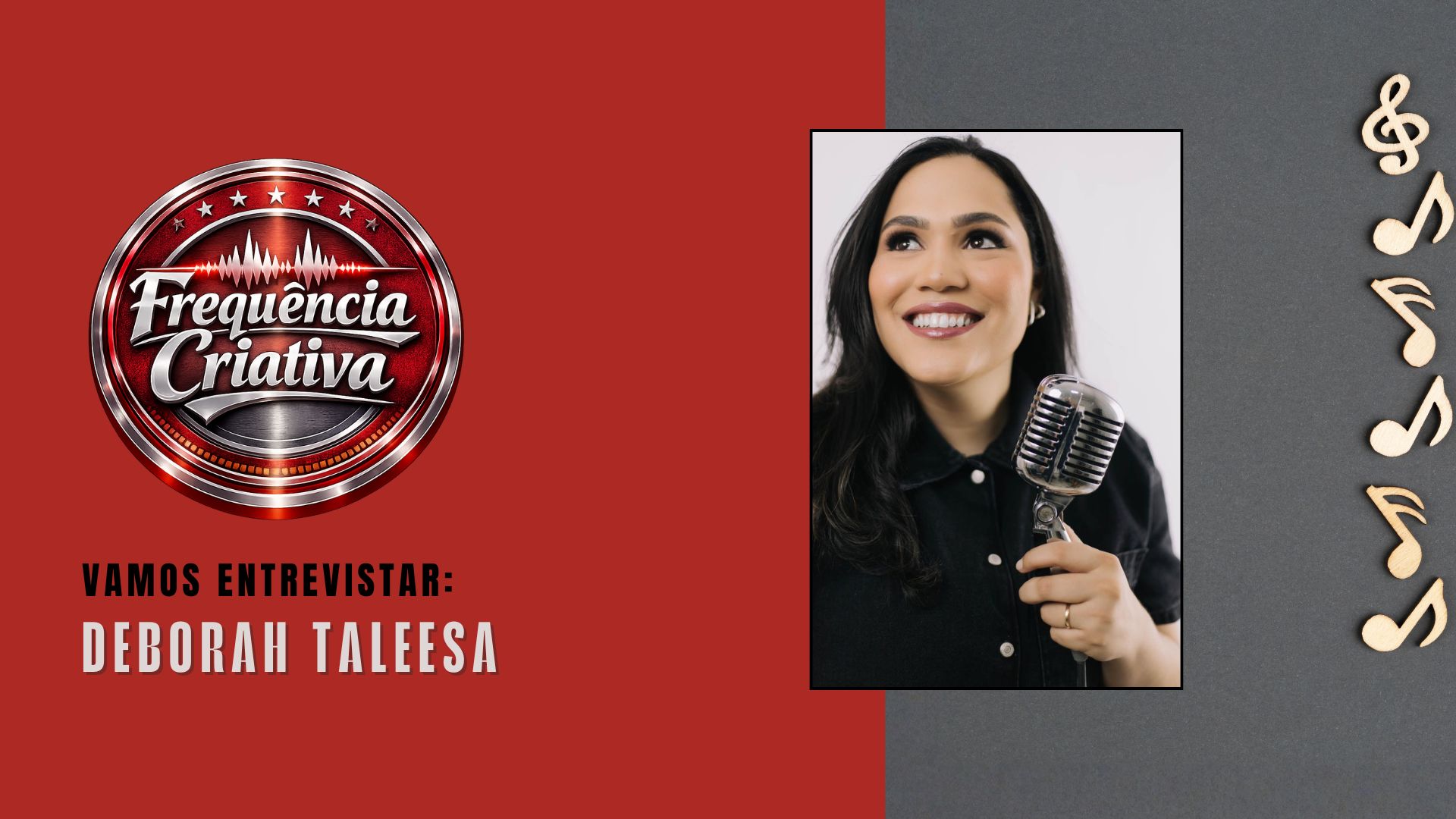 Frequência Criativa: Deborah Taleesa fala sobre música, fé e sua trajetória artística