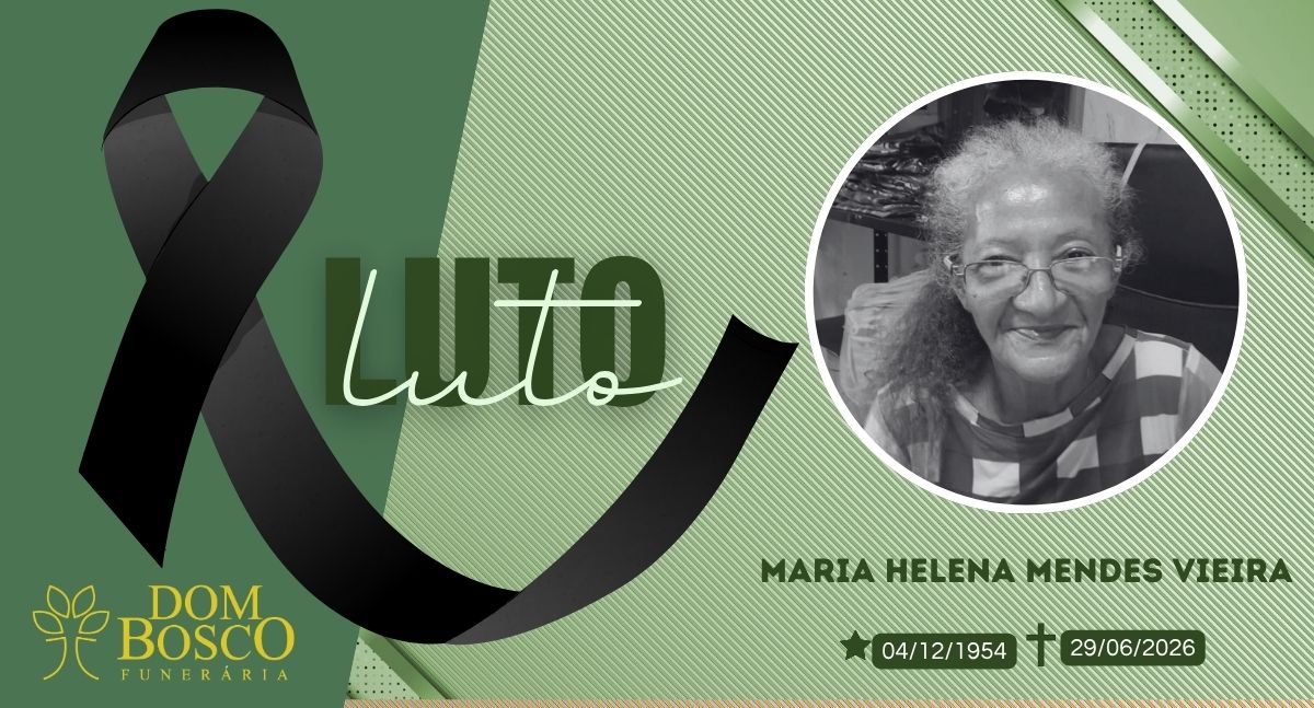 Nota de Pesar: Maria Helena Mendes Vieira