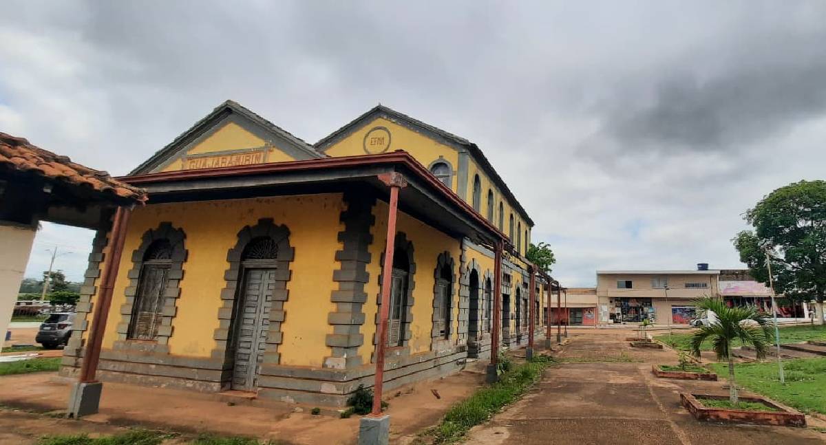 Estação da EFMM em Guajará-Mirim passa por reforma