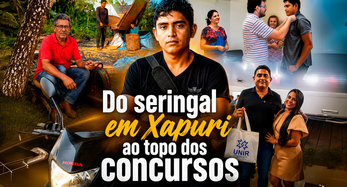 Do seringal em Xapuri ao topo dos concursos: a trajetória de superação de Vandoi Cosmo