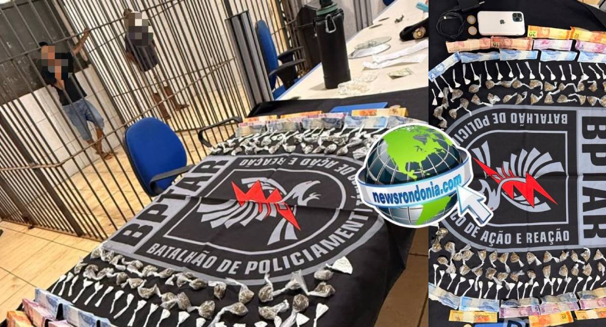 Adolescentes são apreendidos por tráfico de drogas no bairro Tucumanzal, em Porto Velho