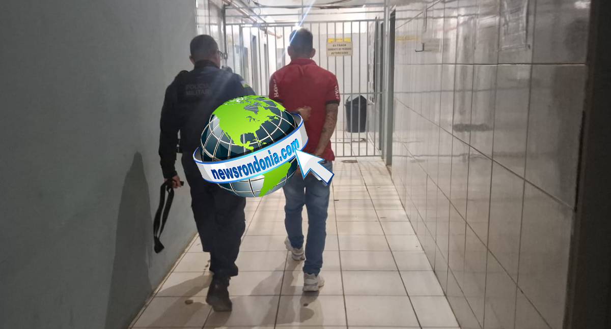 Homem é preso pela Polícia Militar após roubar motoneta de jovem no bairro Eldorado