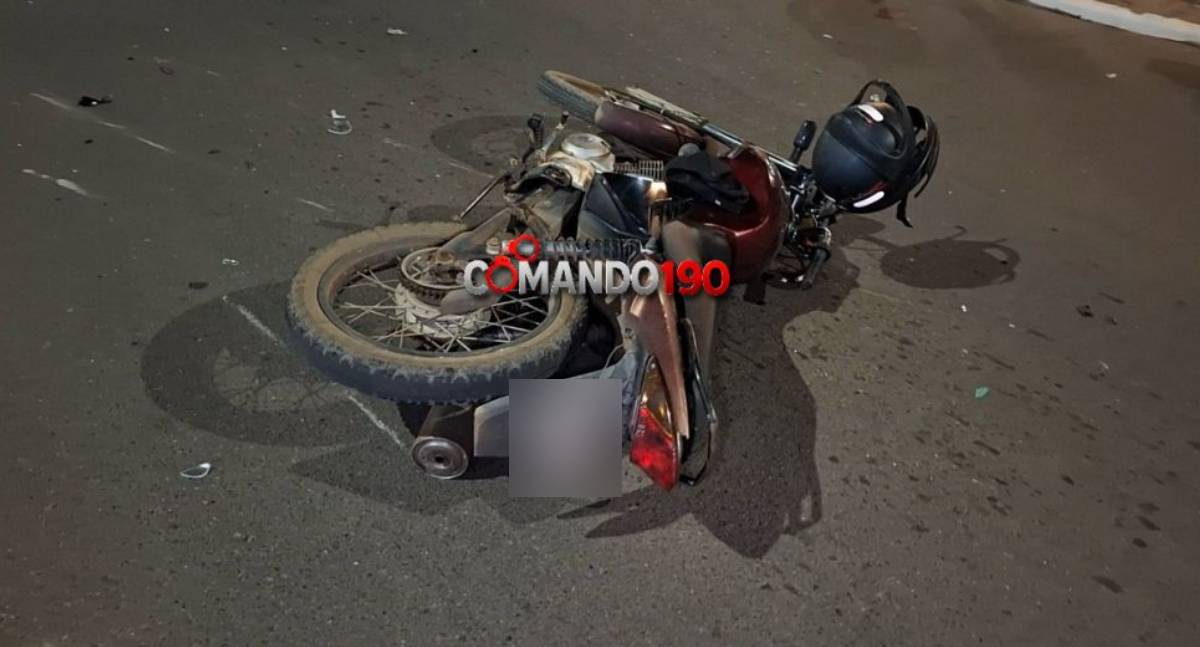 Motociclista fica ferido após colisão em RO