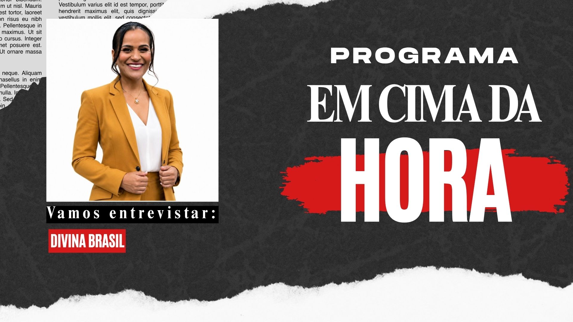 Em Cima da Hora: Divina Brasil apresenta “Eu Venci – O Abuso Sexual”