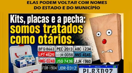 OPINIÃO DE PRIMEIRA – Senado avalia retorno de placas com cidade e estado
