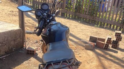 Motoneta furtada em frente a residência é recuperada pela Polícia Militar em RO