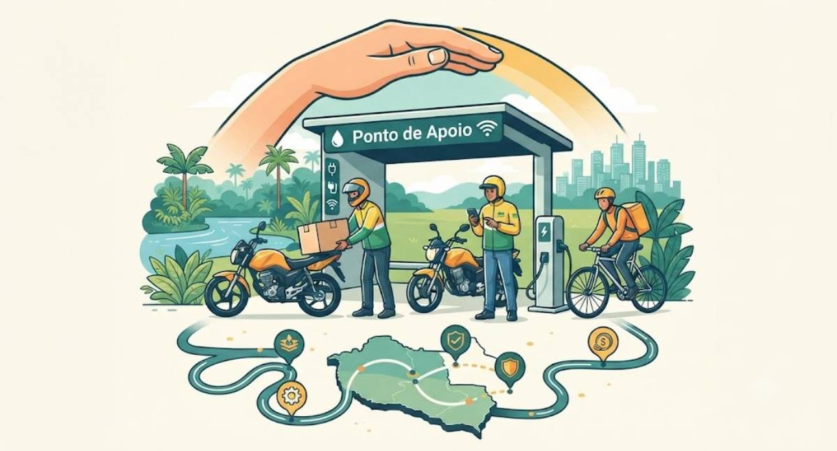 Lei cria programa de apoio aos profissionais de entrega e transporte por aplicativos no estado