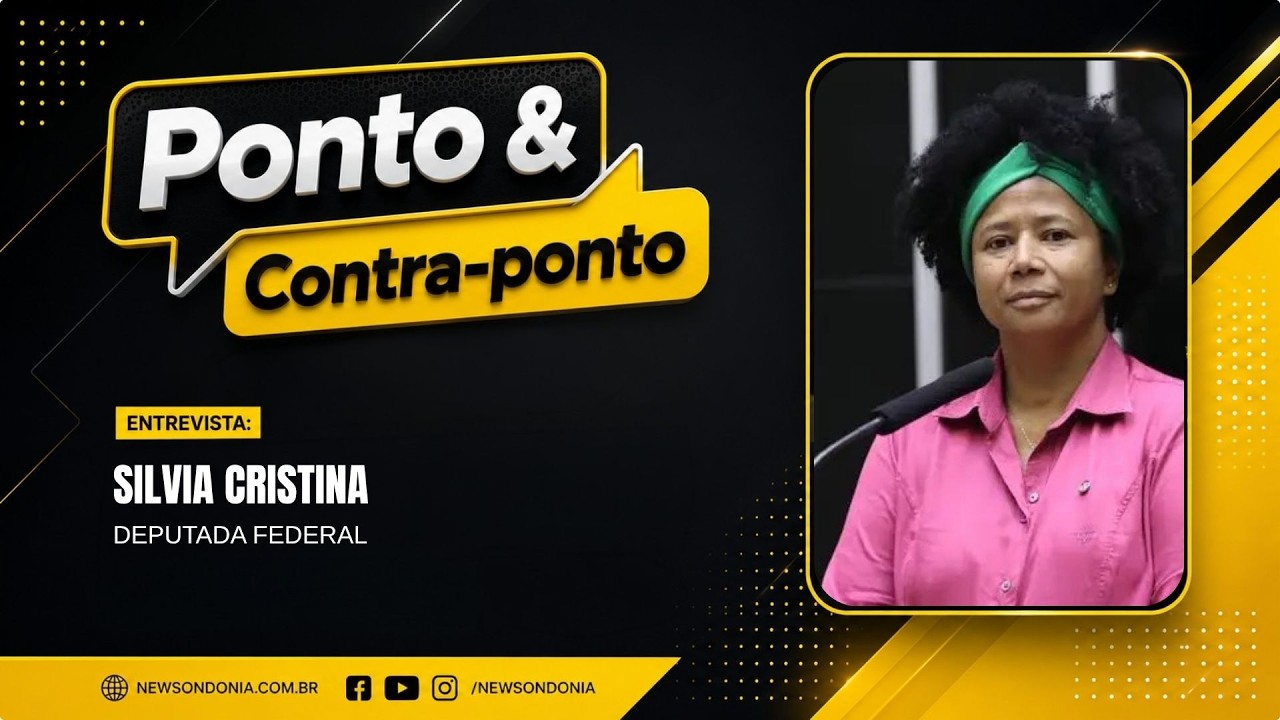 Ponto e Contraponto: deputada federal Silvia Cristina é a entrevistada desta segunda-feira