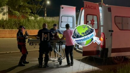 Acidente com motocicleta deixa duas pessoas gravemente feridas na Rodovia 135