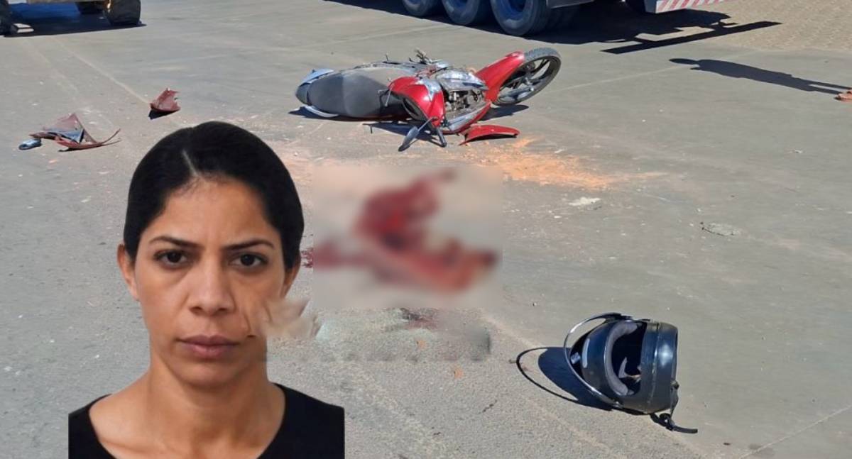 Mulher morre após colisão entre motocicleta e pá-carregadeira em RO