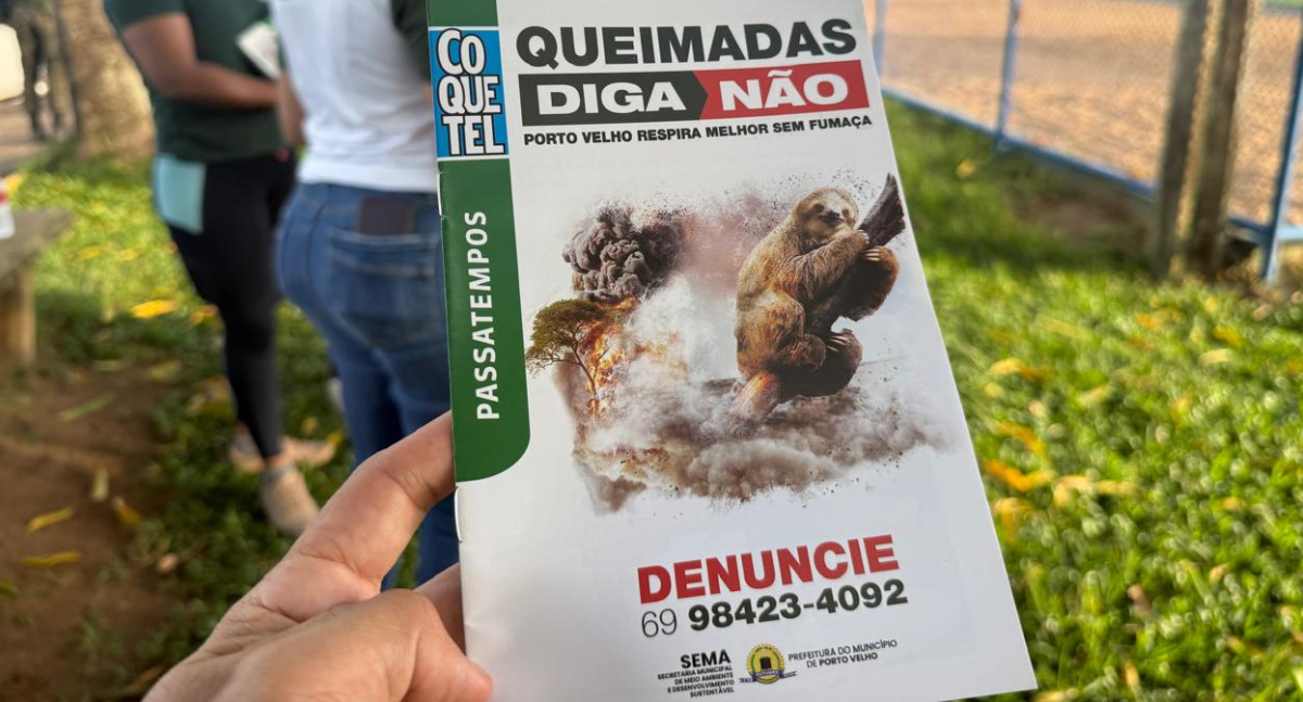 Porto Velho reforça campanha contra queimadas durante o verão amazônico