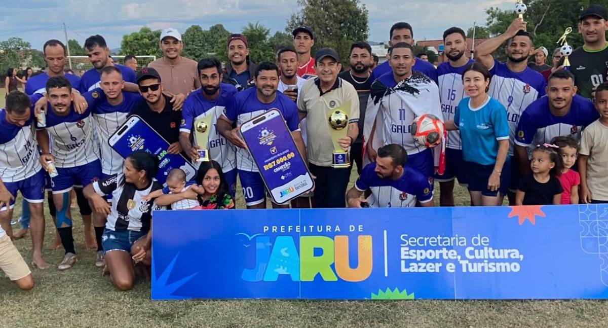 Prefeitura de Jaru realiza finais da Copa Rural de Tarilândia e premia campeões da edição 2026