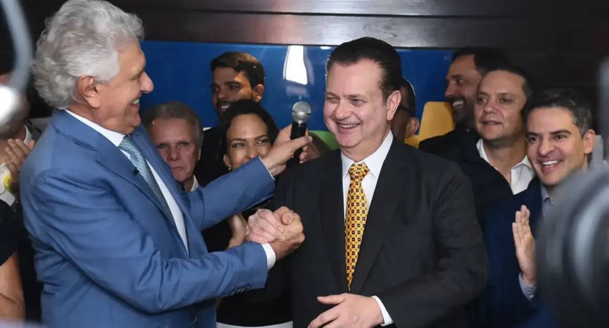 PSD oficializa candidatura de Ronaldo Caiado à Presidência da República com Gilberto Kassab de vice