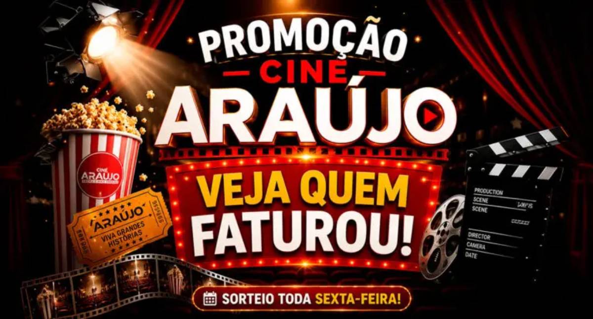 Veja quem são os vencedores dos ingressos do Cine Araújo desta semana