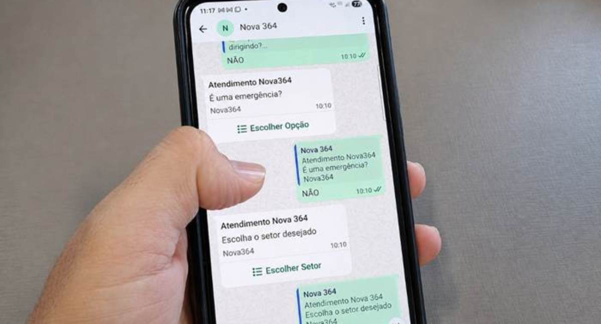 0800 da Nova 364 agora funciona também no Whatsapp