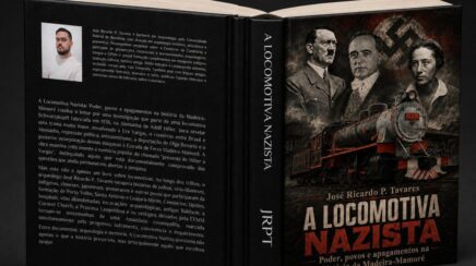 Livro “A Locomotiva Nazista” revisita a história da Madeira-Mamoré e traz à luz personagens, documentos e memórias esquecidas de Rondônia
