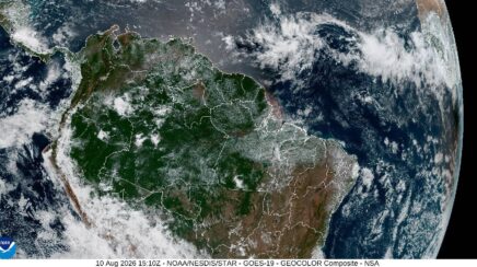 Nebulosidade se concentra no oeste e sudoeste de Rondônia, enquanto umidade do ar pode ficar baixa