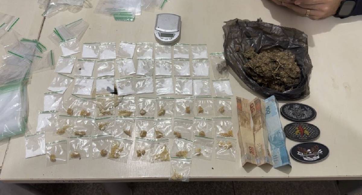 Suspeito é preso com cocaína, crack e maconha em Rondônia