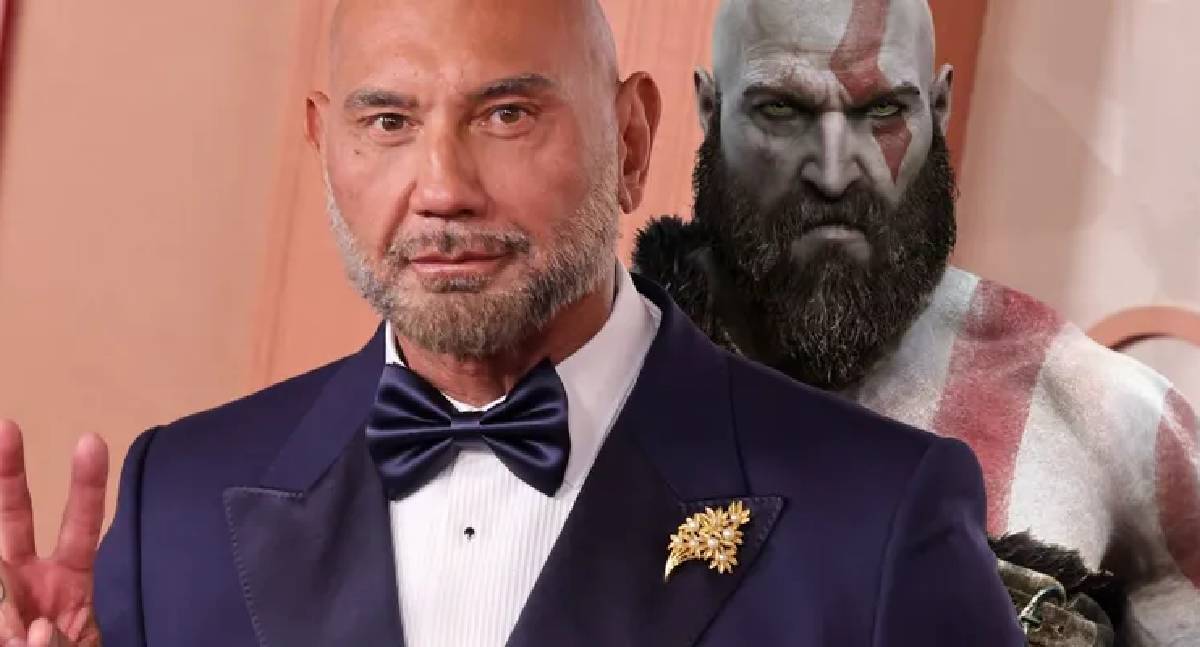 Dave Bautista será Kratos na série de God of War do Prime Video