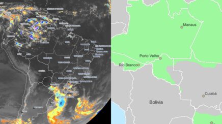 Rondônia segue sem risco de temporais severos; calor e umidade predominam, com pancadas isoladas nas próximas 48 horas