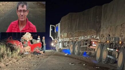 Acidente entre carro e caminhão deixa motorista morto na zona rural de RO