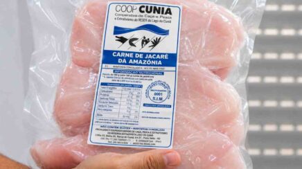 Agrotec 2026 destaca carne de jacaré do Cuniã em Porto Velho
