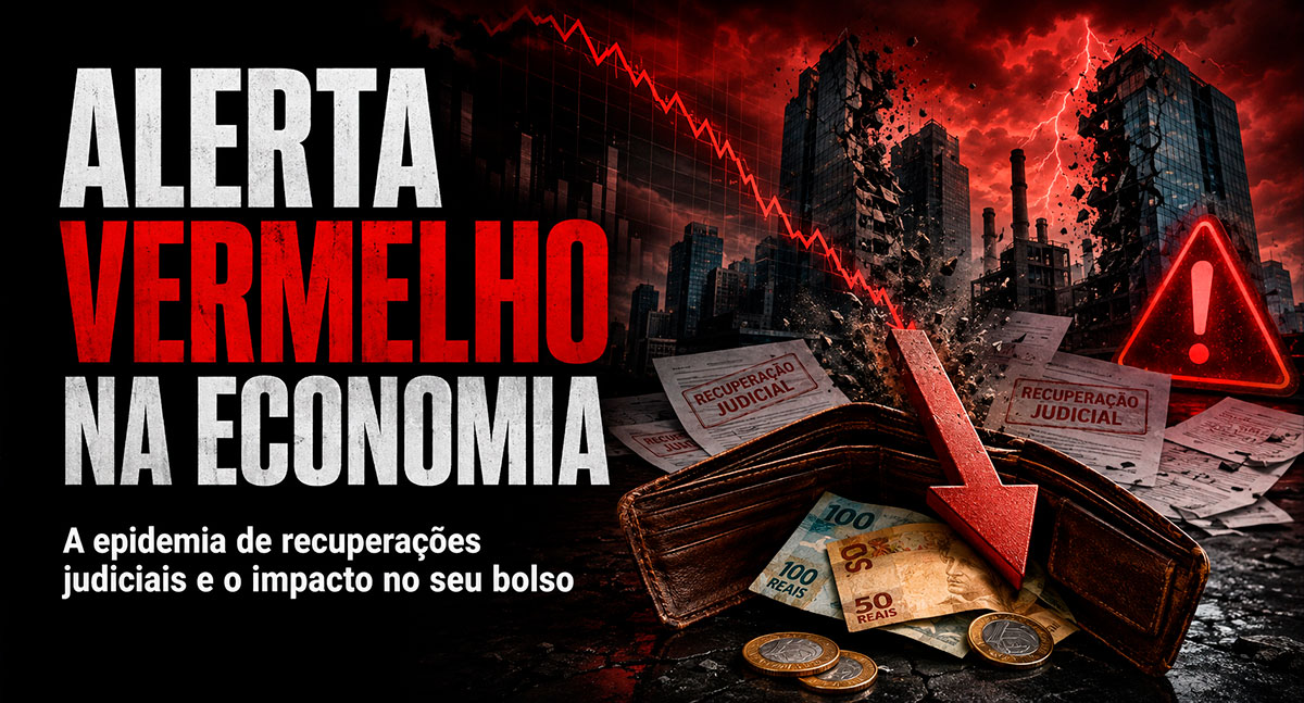 Alerta Vermelho na Economia: A Epidemia de recuperações judiciais e o impacto no seu bolso