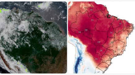 GOES-19 indica possibilidade de pancadas isoladas em Rondônia durante a tarde