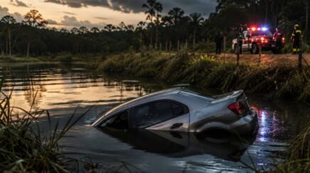 Carro cai em represa e deixa três mortos na zona rural de RO