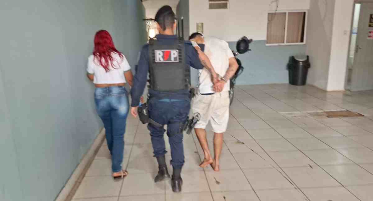 Casal é detido com objetos furtados durante ação do 1º BPM em Porto Velho
