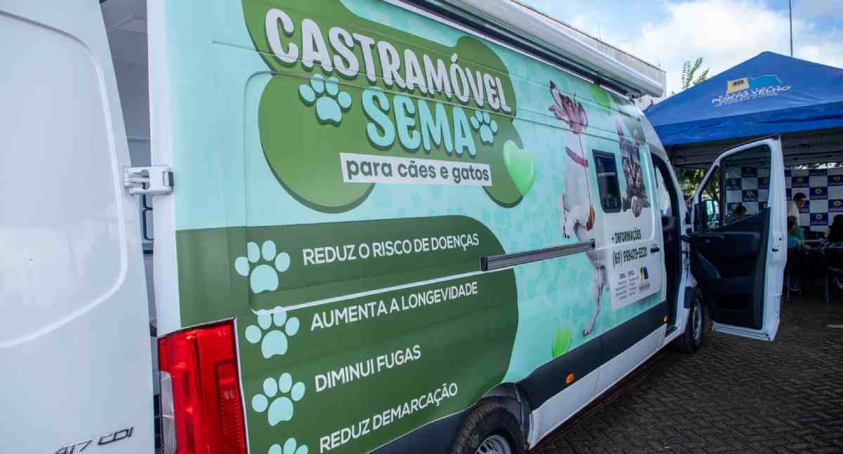 Castramóvel oferece castração gratuita em Porto Velho