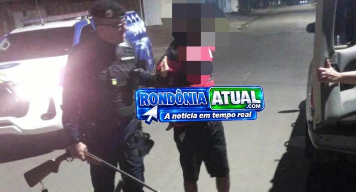 Comerciante é preso pela Polícia Militar após denúncia de porte de arma em estabelecimento
