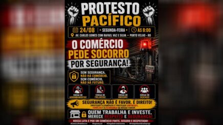 Comércio de Porto Velho realiza protesto por mais segurança