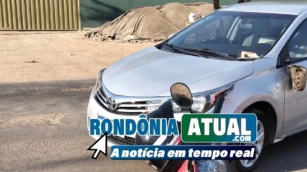 Condutor de ciclomotor é preso por embriaguez ao volante e falta de CNH após batida em RO