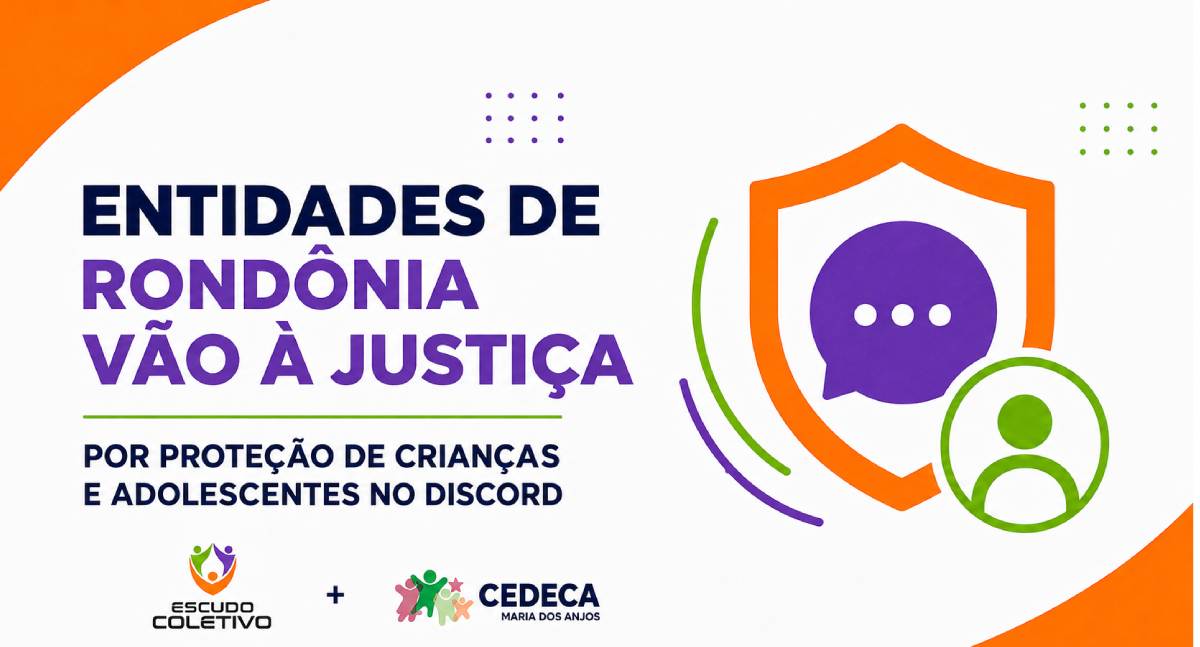 Entidades da sociedade civil de Rondônia vão à Justiça por proteção de crianças e adolescentes no Discord