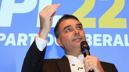 Flávio Bolsonaro é o candidato do Partido Liberal à Presidência da República