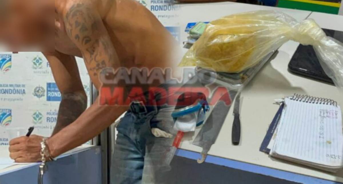 Foragido da Justiça é preso pela Polícia Militar por tráfico de drogas no bairro Castanheira