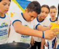 Gincana reúne crianças do SCFV em ação do Agosto Verde