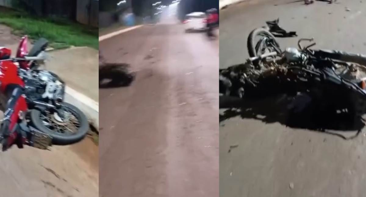 Grave acidente entre caminhonete e duas motos deixa dois mortos em rodovia de Rondônia