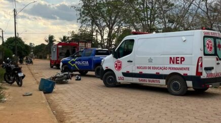 Homem de 35 anos é morto a tiros em via pública no Setor 07 em Buritis