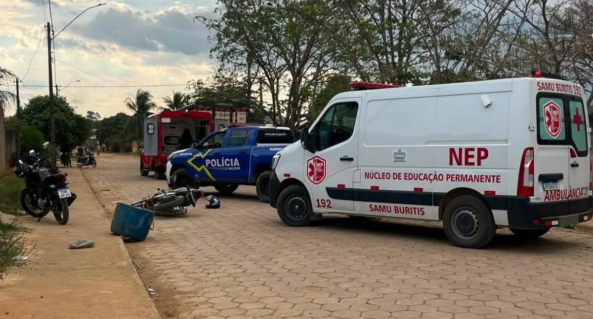 Homem de 35 anos é morto a tiros em via pública no Setor 07 em Buritis