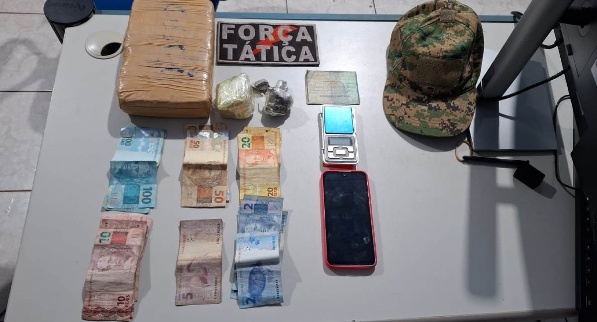 Homem é preso por tráfico de drogas com maconha e balança de precisão na Zona Leste de Porto Velho