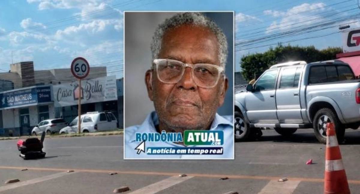 Idoso de 87 anos morre após grave acidente entre caminhonete e triciclo na BR-364