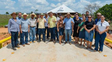Jaru inaugura ponte de concreto sobre o Rio Passaqual